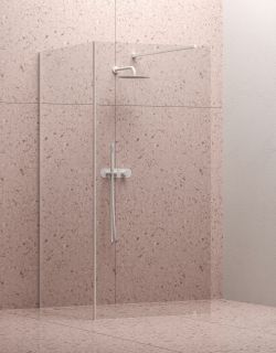 Душевая перегородка Ravak W SET 120 GWD01000E006 профиль белый стекло Transparent